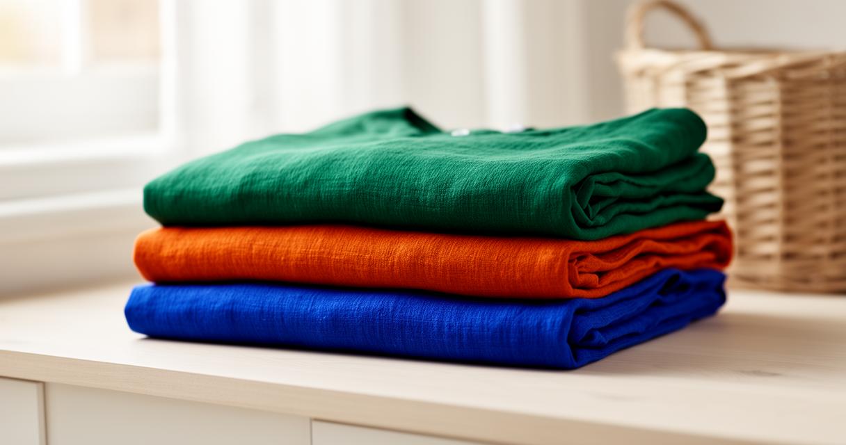 Vêtements colorés : quelle lessive utiliser pour préserver les couleurs