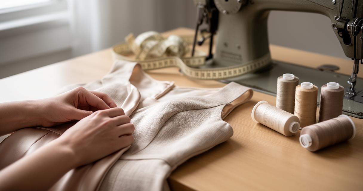 Panneaux latéraux : 5 techniques simples pour agrandir une robe trop juste à la poitrine efficacement